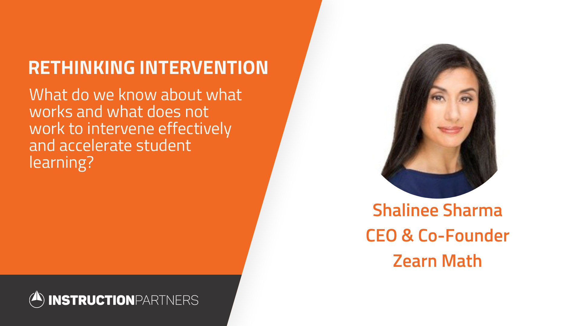 Shalinee Sharma Zearn Instruction Partners