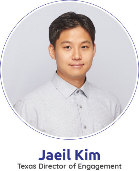 Headshot Jaeil Kim, Texas Director of Engagement