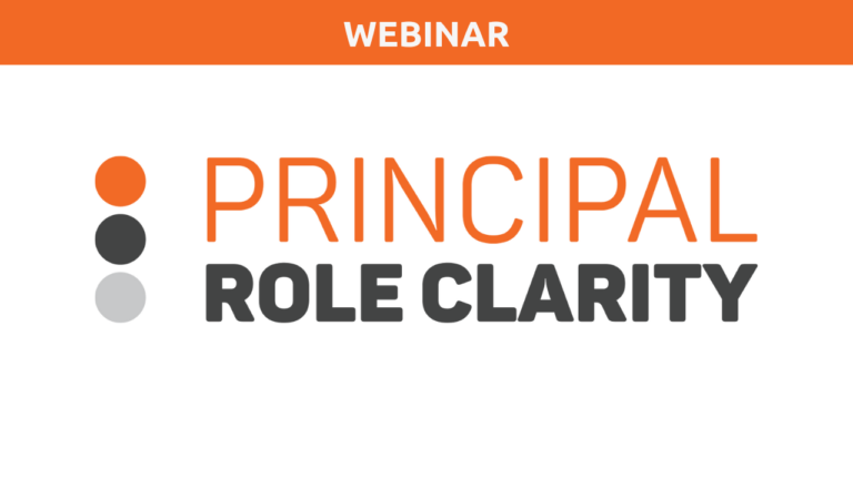 Webinar: Principal Role Clarity