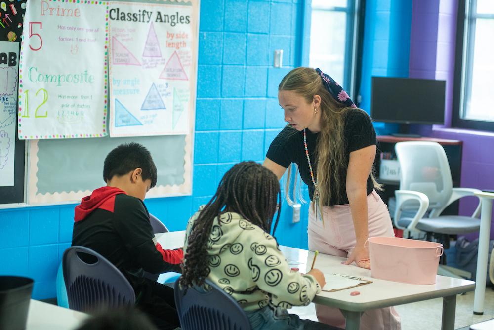 Gladstone math classroom